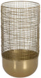 Vaas Gouden Ijzer 21 x 21 x 40 cm