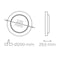 Ledlamp Iglux IG-54-18W-F 18 W