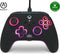 PowerA Spectra Infinity - Bedrade Controller - LED-aanpassing en 3,5 mm audio-aansluiting - Zwart