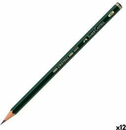 Potlood Faber-Castell 9000 Ecologisch Zeshoekig 5H (12 Stuks)