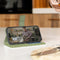 iMoshion Hoesje Geschikt voor Samsung Galaxy S23 FE Hoesje Met Pasjeshouder - iMoshion Design Bookcase smartphone - Groen / Green Flowers