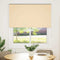 vidaXL - Rolgordijn - verduisterend - 140x130 - cm - stofbreedte - 136,6 - cm - beige
