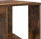 vidaXL - Bureau - met - Opbergmogelijkheden - Rook - Eiken - 130x50,5x75 - cm - Gelaagd - Hout