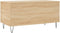 vidaXL - Salontafel - 90x44,5x45 - cm - bewerkt - hout - sonoma - eikenkleurig