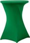 Statafelrok groen 80 cm - partytafel - Alora tafelrok voor statafel - Statafelhoes - Bruiloft - Cocktailparty - Stretch Rok