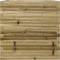 vidaXL - Plantenbak - 70x70x68,5 - cm - geïmpregneerd - grenenhout