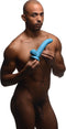 POP 7.5 Dildo with Balls - Blue