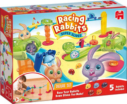 Jumbo Racing Rabbits - Deluxe Set - Knikkerbaan met 5 konijnen - Multicolor (1 set)