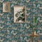 DUTCH - WALLCOVERINGS - Behang - Leopard - blauw - en - beige
