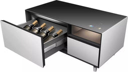 BestMatic Multimedia Audio Koeltafel - Bluetooth - Koelkastlade - Vrieslade - Verlichting - 82 liter
