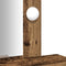 vidaXL - Kaptafel - met - LED-verlichting - - - Oud - Hout - - - 50x41x140 - cm