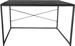 VDD Industrial Vintage Design Bureau Stoer - laptoptafel - sidetable - 100 cm breed - zwart