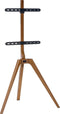 VDD - TV Standaard - Vloerstandaard - Draaibare TV Standaard - Schildersezel Design Studio - Draaibaar tot 65 inch - Bruin Hout