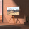 VDD - TV Standaard - Vloerstandaard - Draaibare TV Standaard - Schildersezel Design Studio - Draaibaar tot 65 inch - Bruin Hout