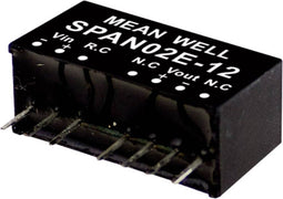 Mean Well SPAN02C-15 DC/DC-convertermodule 134 mA 2 W Aantal uitgangen: 1 x