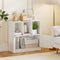 Coast Boekenkast - 3 Vakken en 2 Deuren - 70 x 30 x 70 cm - Wit