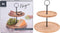 Excellent - Houseware - Etagère - 2-laags - rond - 16,5/21,5 - cm - bamboe