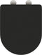 vidaXL - Snelle - Afneembare - Toiletbril - met - Soft - Close - - - Duroplast, - Zwart