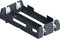 Keystone 1047 Batterijhouder 2 18650 Soldeeraansluiting (l x b x h) 77 x 40 x 15 mm