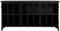 HSM Collection Dressoir Manhattan- metaal/glas - zwart