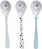 Done by Deer - Set van 3 melamine lepels 'Dots' - blue