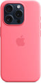 Apple MWNJ3ZM/A - Silicone Backcover MagSafe - Schokabsorberend - Roze