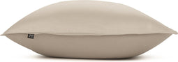 Zohome Kussensloop Satinado - Kussenhoes van 60x70 cm - Set van 2 stuks - 100% Katoen-Satijn - Beige