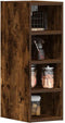 vidaXL - Hangkast - 20x29,5x60 - cm - bewerkt - hout - gerookt - eikenkleurig
