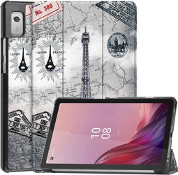 iMoshion Tablet Hoes Geschikt voor Lenovo Tab M9 - iMoshion Design Trifold Bookcase - Meerkleurig /Parijs