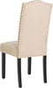 Set van 2 eetkamerstoelen SHIRLEY Beige