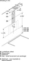 Siemens LC85KDK60 - Wandschouw afzuigkap - 3 vermogensstanden - Zwart glas