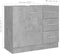 vidaXL - Wastafelkast - 63x30x54 - cm - bewerkt - hout - betongrijs