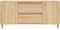 vidaXL - Salontafel - 102x44,5x50 - cm - bewerkt - hout - sonoma - eikenkleurig