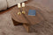 Dimehouse Orin - Salontafel Rond 85 cm - 100% Melamine - Naturel Walnoot