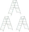 vidaXL - Plantenklimrekken - 3 - st - A-frame - staal