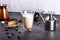 VDN Dubbelwandige glazen latte macchiato - 300 ML - Set van 4