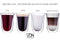 VDN Dubbelwandige glazen latte macchiato - 300 ML - Set van 4