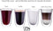 VDN Dubbelwandige Koffieglazen & Theeglazen - 300 ML koffietassen - Set Van 2 Handgeblazen Cappuccino Latte Macchiato Glazen Dubbelwandig