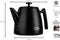 VDN RVS Theepot Dubbelwandig met Filter - Zwarte Theekan 1 Liter - 802