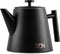 VDN RVS Theepot Dubbelwandig met Filter - Zwarte Theekan 1 Liter - 902