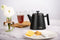 VDN RVS Theepot Dubbelwandig met Filter - Zwarte Theekan 1 Liter - 902
