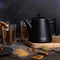 VDN RVS Theepot Dubbelwandig met Filter - Zwarte Theekan 1 Liter - 902