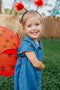 Great Pretenders Verkleedkledij Lieveheersbeestje hoofdband met vleugels -Vanaf 3 jaar - Rood