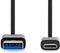 Nedis CCGP61600BK10 - USB-C 3.2 Gen 1-kabel - Snelle dataoverdracht en laden - Zwart