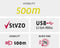 Vdo Achterlicht Eco Light Red Rl Led Usb Zwart 500 M