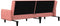 vidaXL - Slaapbank - 2-zits - fluweel - roze