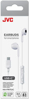 JVC HA-FR17UC - USB-C™ Oordopjes - Ingebouwde DAC en Neodymium Driver - Wit