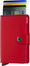 Secrid Pasjeshouder / Kaarthouder - Kunstleer - Miniwallet Original - Rood