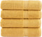 vidaXL - Handdoeken - SOLUND - 4 - st - 600 - g/m² - 50x100 - cm - goudkleurig