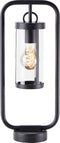 Brilliant Sidney - Buiten sokkellamp - Hoogte 48 cm - E27 max 1x20W - IP44 - Zwart